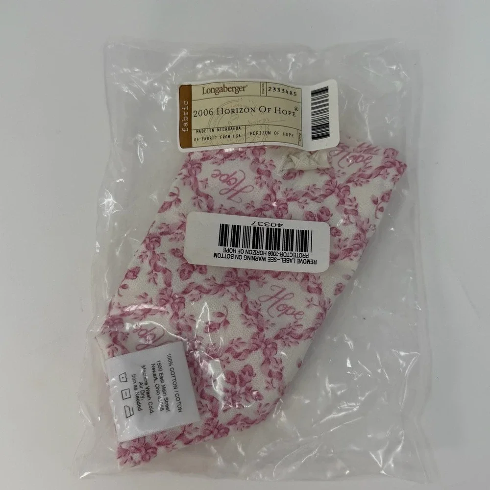 Longaberger 2006 Horizon of Hope Basket Set Pink Ribbon ACS Complete w Box